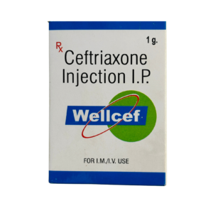 Wellcef Injection I.P. (Ceftriaxone 1g)